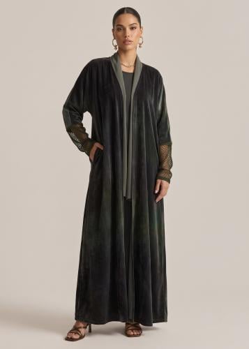 Night garden abaya