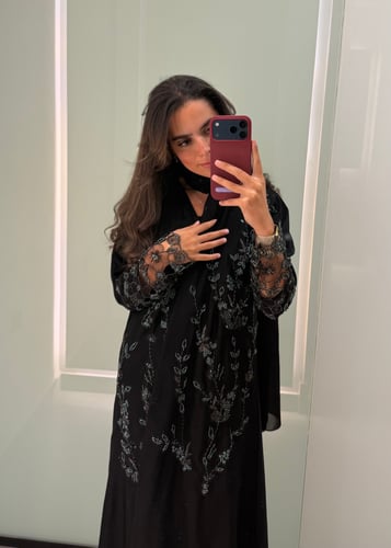 Samara’s Moonveil abaya