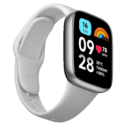 ساعة ذكية شاومي ريدمي واتش 3 اكتيف - رمادي