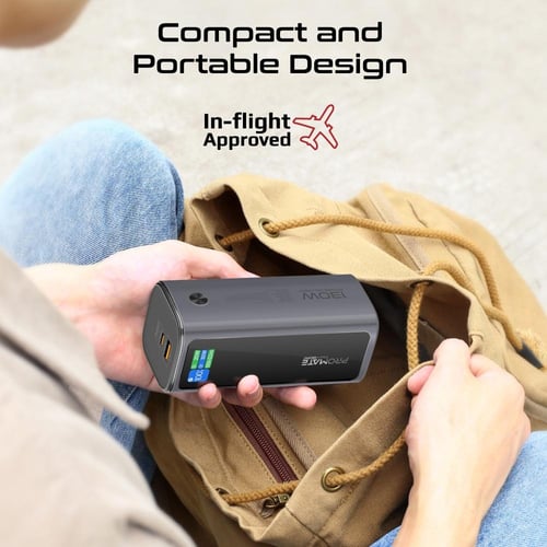 بروميت باور بانك 20000mAh شحن سريع 130 واط USB-C P...