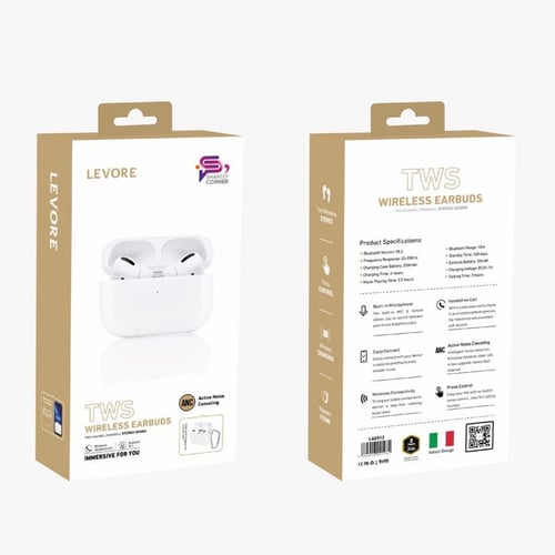 سماعة أذن ليفوري لاسلكية إير بلس برو تدعم الشحن ال...