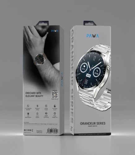 ساعة ذكية كلاسيك من باوا - فضي