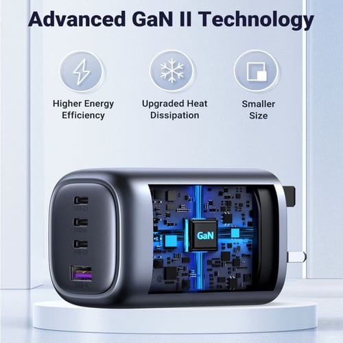 شاحن جداري يوجرين بثلاث منافذ PD وبمنفذ USB بتقنية...