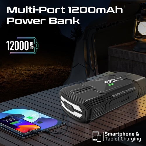 اشتراك تشغيل سيارات قوي 1200A مع منفاخ 150 PSI وبط...