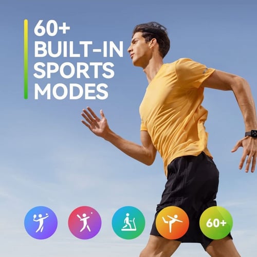 ساعة ذكية أمازفيت بيب 3 برو - أسود