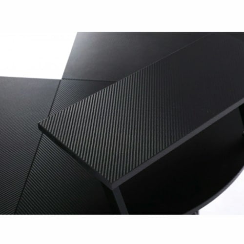 طاولة زاوية مكتبية وقيمنق على شكل حرف L بسطح كاربو...