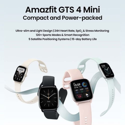 ساعة ذكية أمازفيت جي تي اس 4 ميني - تفاحي