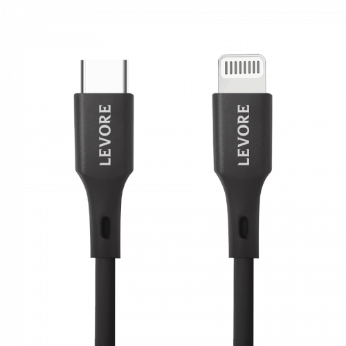 سلك شاحن ليفوري من USB-C إلى آيفون معتمد من أبل MF...