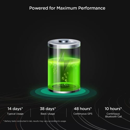 ساعة ذكية أمازفيت جي تي آر 2 - أسود