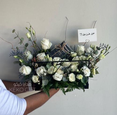 عطر بلو دى شانيل للرجال اودى بارفيوم 100 مل مع ورد...