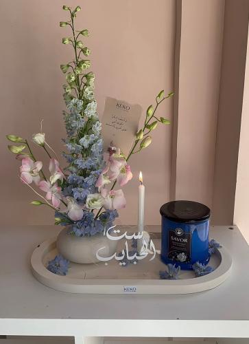 ست الحبايب | شمعة فواحة من بيوتي سيكرت مع تنسيق ور...