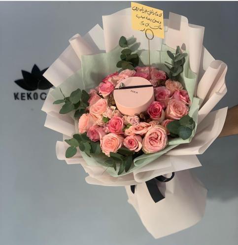 سوار I-Bear بسلسلة مُزدان بشكل دبدوب من الفضة ومُر...