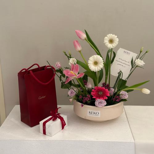 عطر لابانتير من كارتير مع فازة كيكو