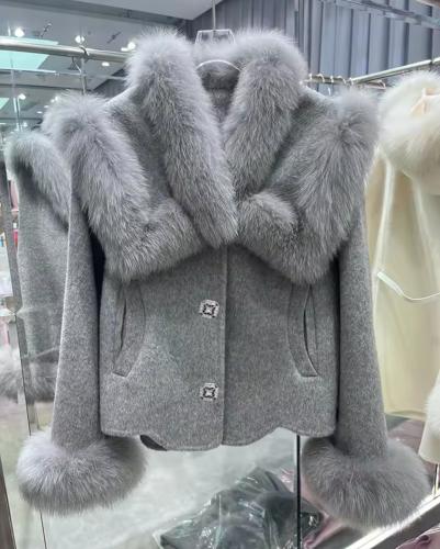 Cashmere Wool Jacket - Grey