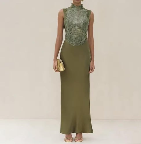 2 pieces set - olive green color