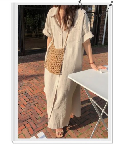 Linen Dress - One size