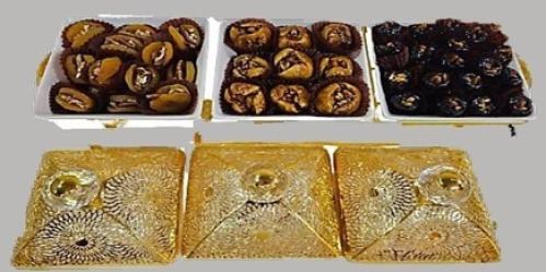 صنية فواكه مجففة