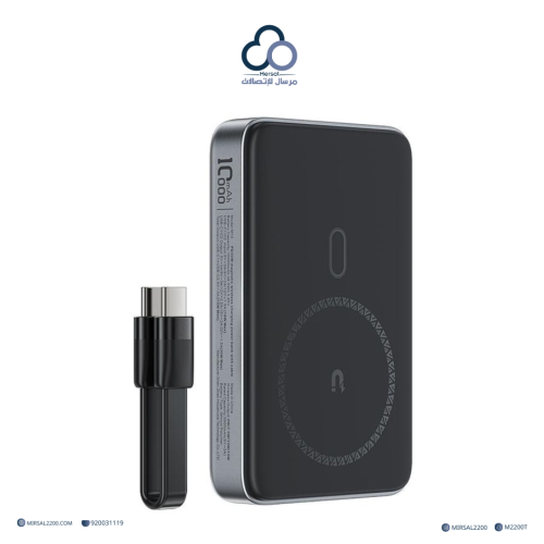 AceFast M10 باور بانك MagSafe 10000mAh 30W – أسود AceFast M10 10000mAh 30W MagSafe Power Bank