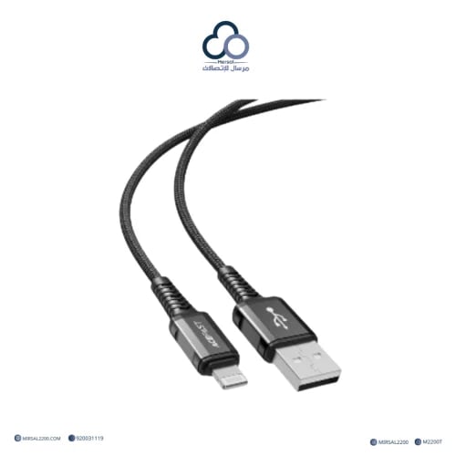 AceFast C1-02 كيبل USB-A إلى Lightning – أسود AceF...
