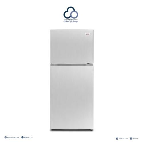 ثلاجة سيري بفريزر علوي – 410 لتر، نوفروست، لون فضي...