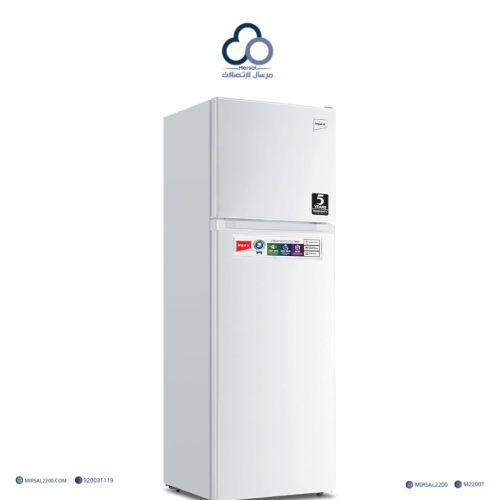 ثلاجة امبيكس - 355 لتر - باب مزدوج - ديفروست