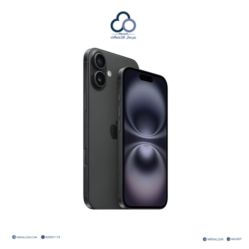 ايفون 16 العادي 256 جيجابايت | أسود - نسخة الشرق ا...