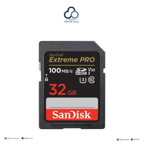 SanDisk Extreme PRO SDXC UHS-I – سعة 32 جيجابايت،