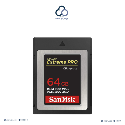 SanDisk Extreme PRO CFexpress Type B – سعة 64 جيجا...
