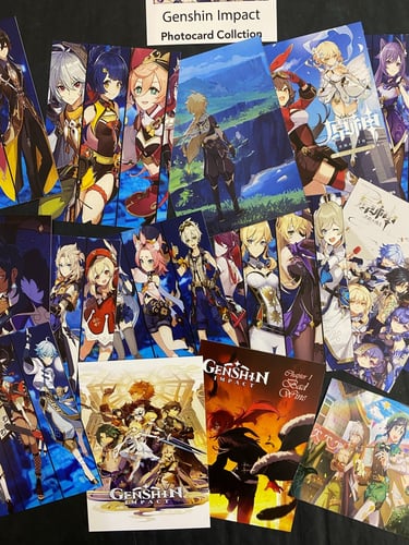Genshin Impact photocard