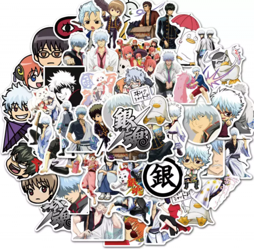 gintama stickers 25 pieces