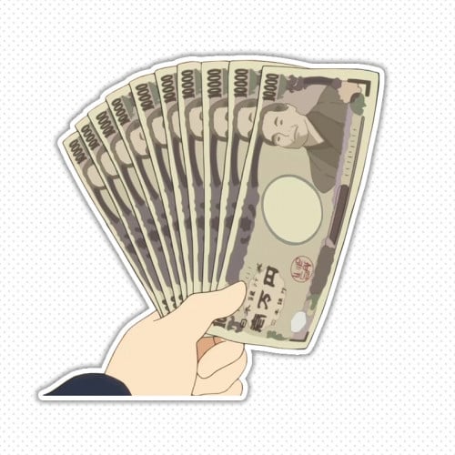 take my money stickers