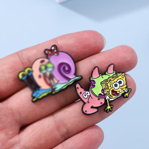 Sponge Bob with Patrick Star pins