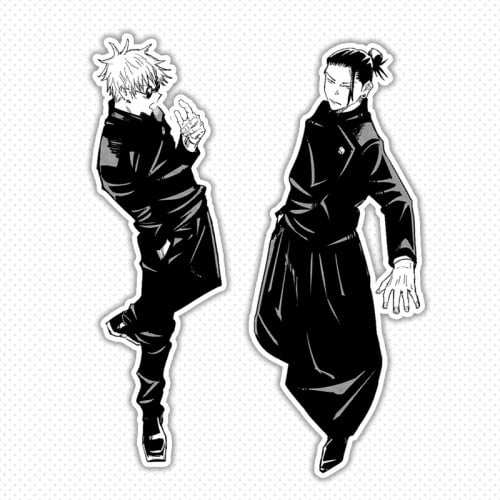 gojo and geto sticker manga