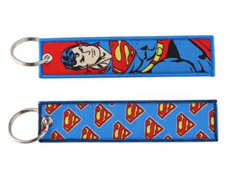 Superman keychains fabric