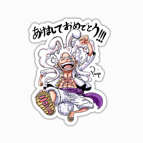 one piece joy boy sticker - luffy (1)