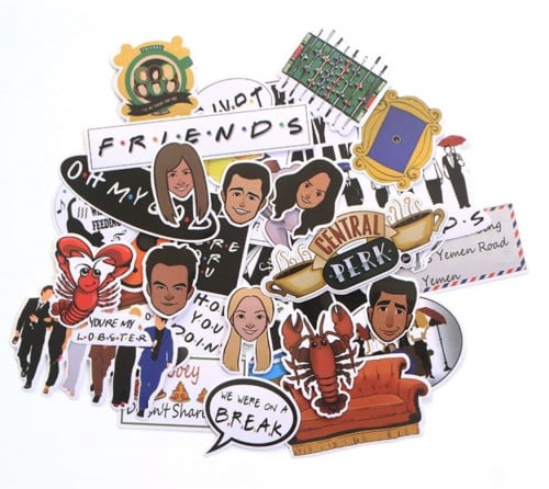 Friend stickers 18 pieces