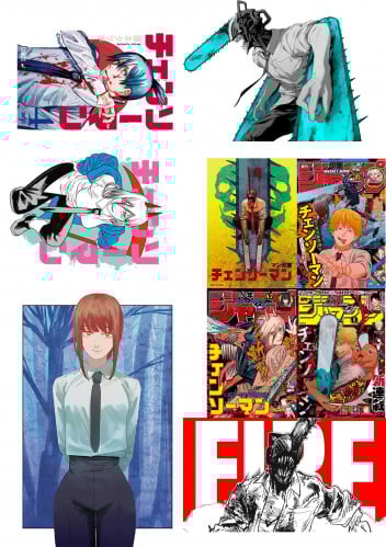 chainsaw man stickers