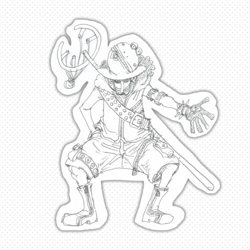 one piece - movies stickers