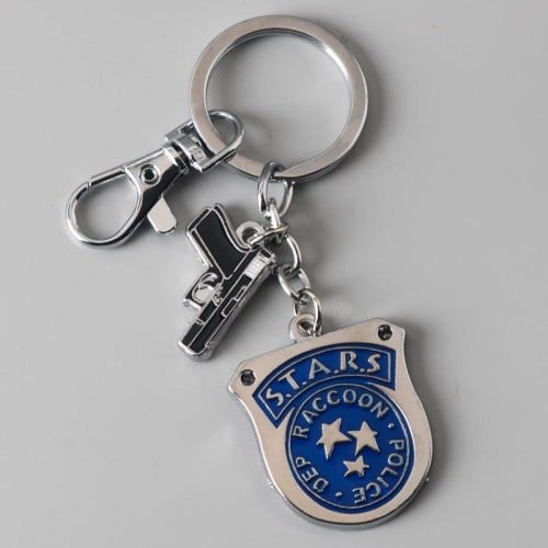 Resident Evil iron keychains