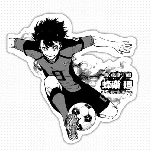 blue lock manga stickers (