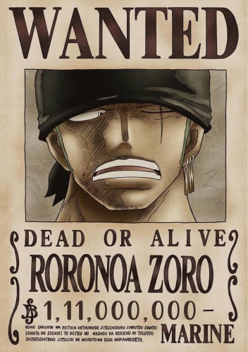 Wanted - zoro (3)