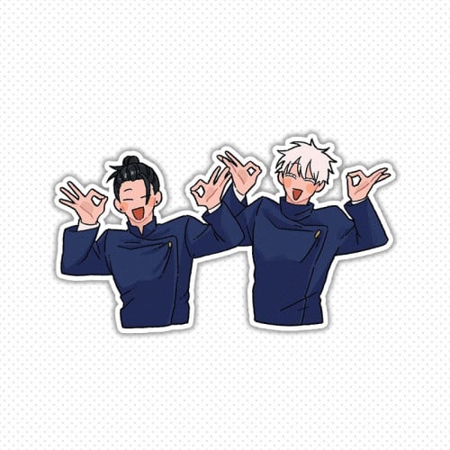gojo and geto sticker