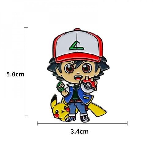 ash ketchum - pokemon pins