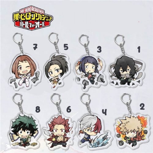 my hero academia keychains
