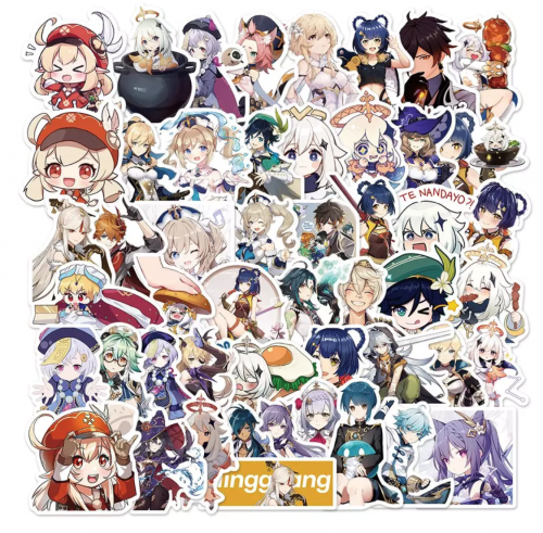 genshin stickers 25 pieces -2