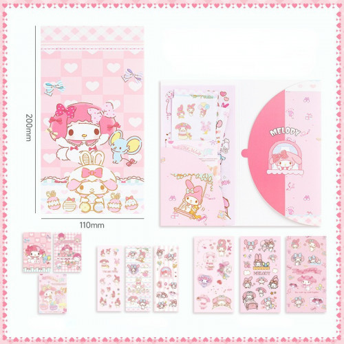 Kawaii Sanrio New Sticker Set