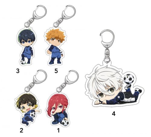 blue lock keychains
