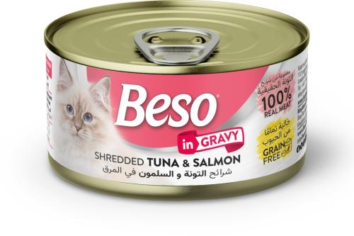 شرائح التونة والسلمون في المرق