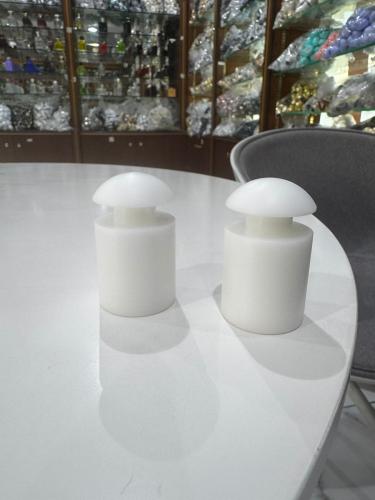 White manual press head short