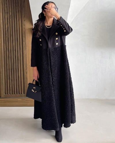 عباية فرو مع جوخ